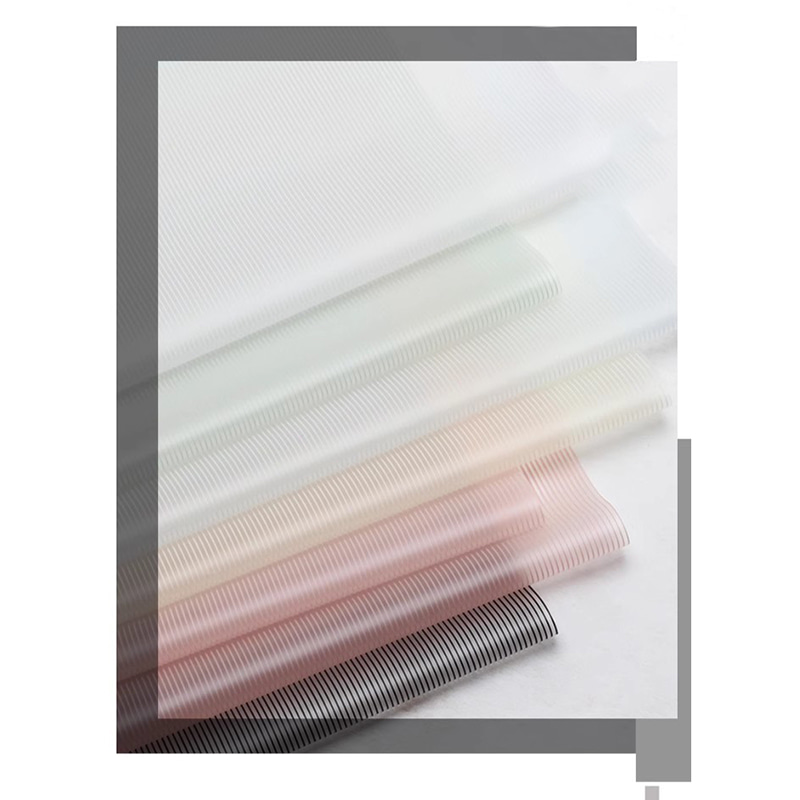 MYHC-04 Haze Line, culoare solidă, model vertical, folie de ambalare cu flori