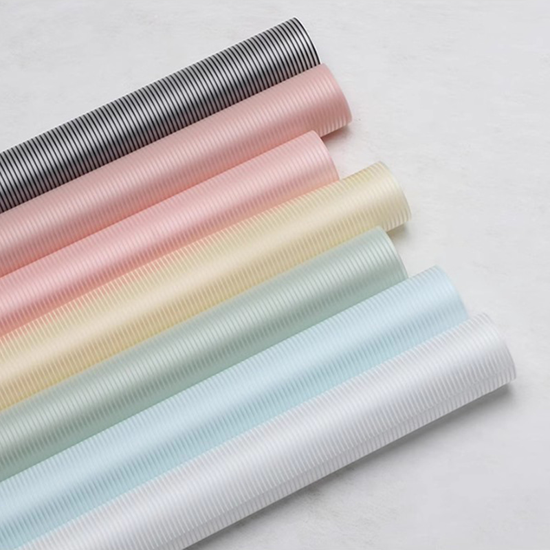 MYHC-04 Haze Line, culoare solidă, model vertical, folie de ambalare cu flori