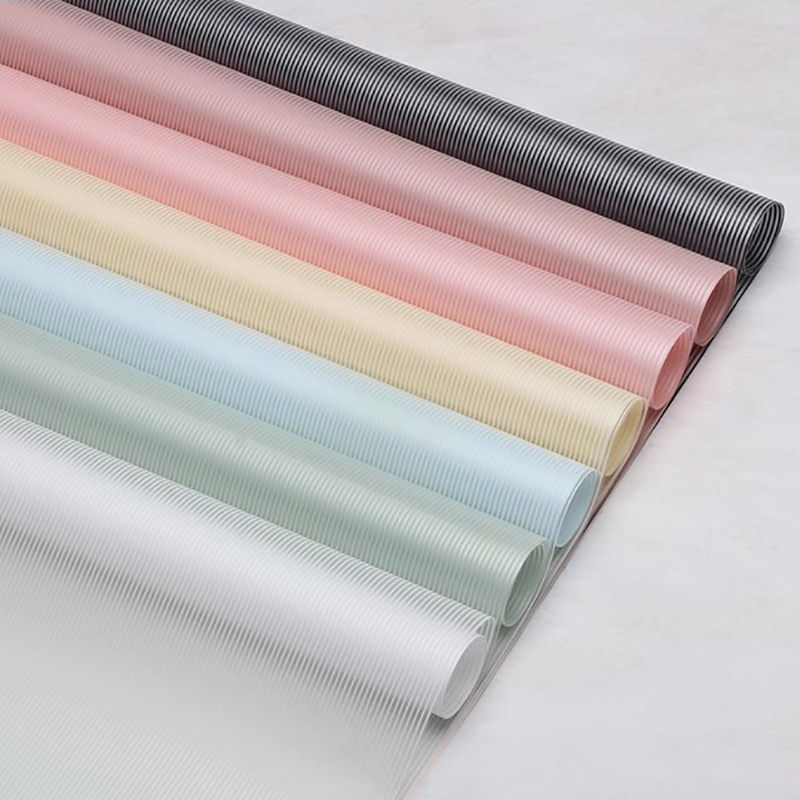 MYHC-04 Haze Line, culoare solidă, model vertical, folie de ambalare cu flori