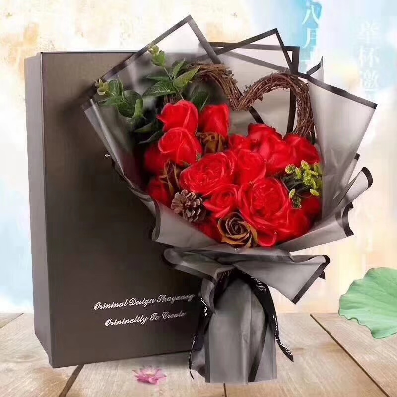 MYHC-05 Ring Heavy Colour Monocrome Matte Flower Ambalage Film