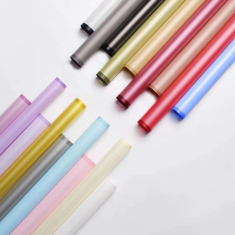 MYHC-05 Ring Heavy Colour Monocrome Matte Flower Ambalage Film