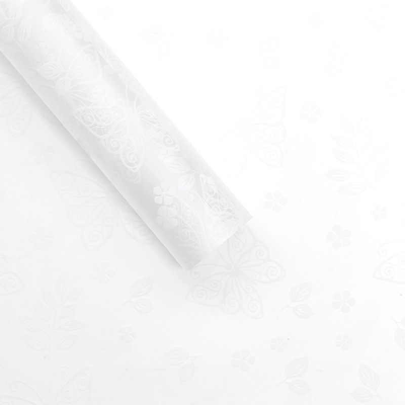 MYHC-07 Linii rafinate de fluturi, folie transparentă pentru ambalare cu flori