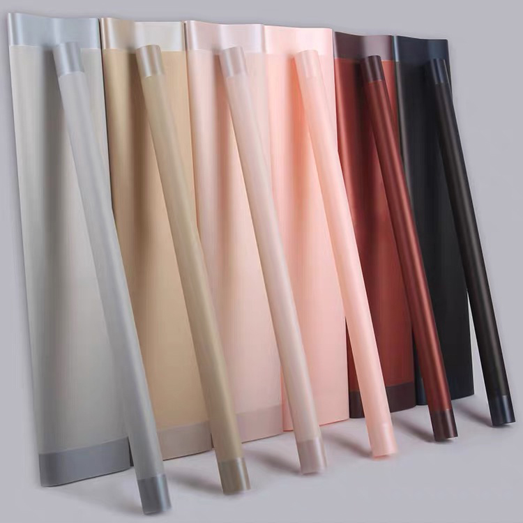 MYHC-09 Fusta umflată 57×57cm (±2cm) Folie de ambalare cu flori de culoare solidă