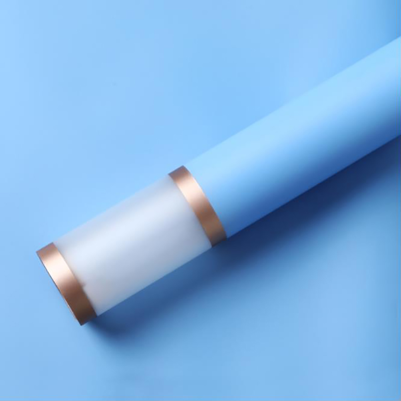 MYHC-10 Film pentru saltea cu margine dublă aurie Bopp Film mat pentru ambalare cu flori