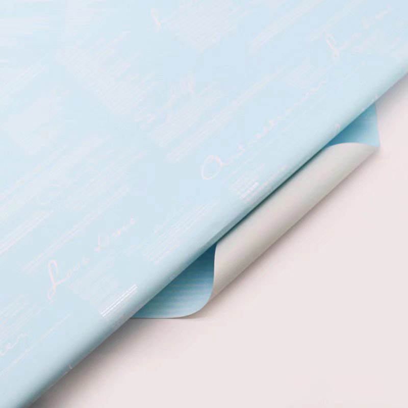 MYHC-20 Hârtie de decorare în limba engleză Ouya Hârtie Pearl Film Hârtie de ambalaj flori