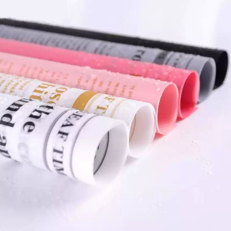 MYHC-52 Herb Golden Light Mat Film 57×57cm (±2cm) Folie de ambalare din plastic pentru flori