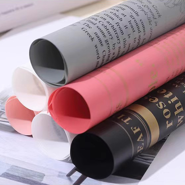 MYHC-52 Herb Golden Light Mat Film 57×57cm (±2cm) Folie de ambalare din plastic pentru flori