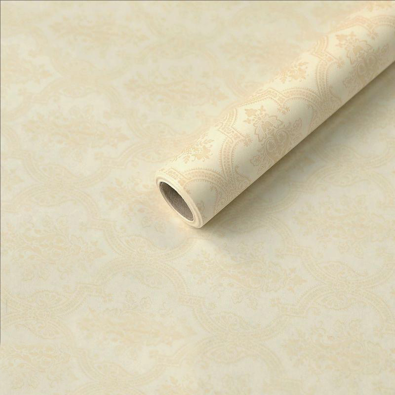MYHC-56 Hârtie de împachetat cu flori de bumbac monocrom cu imprimare în relief