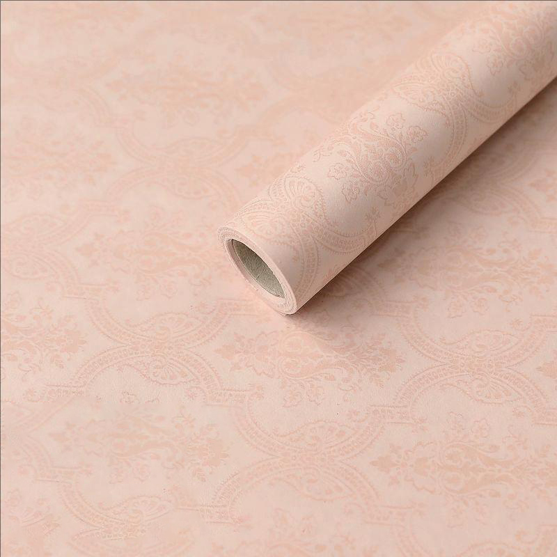 MYHC-56 Hârtie de împachetat cu flori de bumbac monocrom cu imprimare în relief