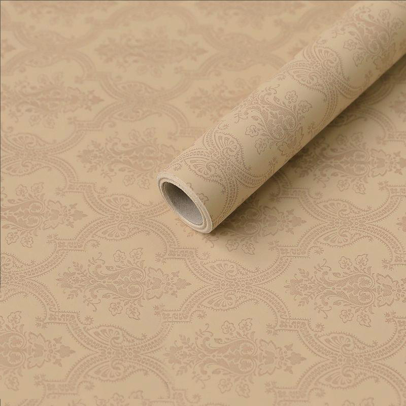 MYHC-56 Hârtie de împachetat cu flori de bumbac monocrom cu imprimare în relief