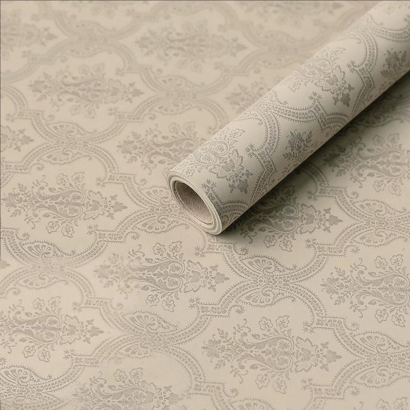 MYHC-56 Hârtie de împachetat cu flori de bumbac monocrom cu imprimare în relief