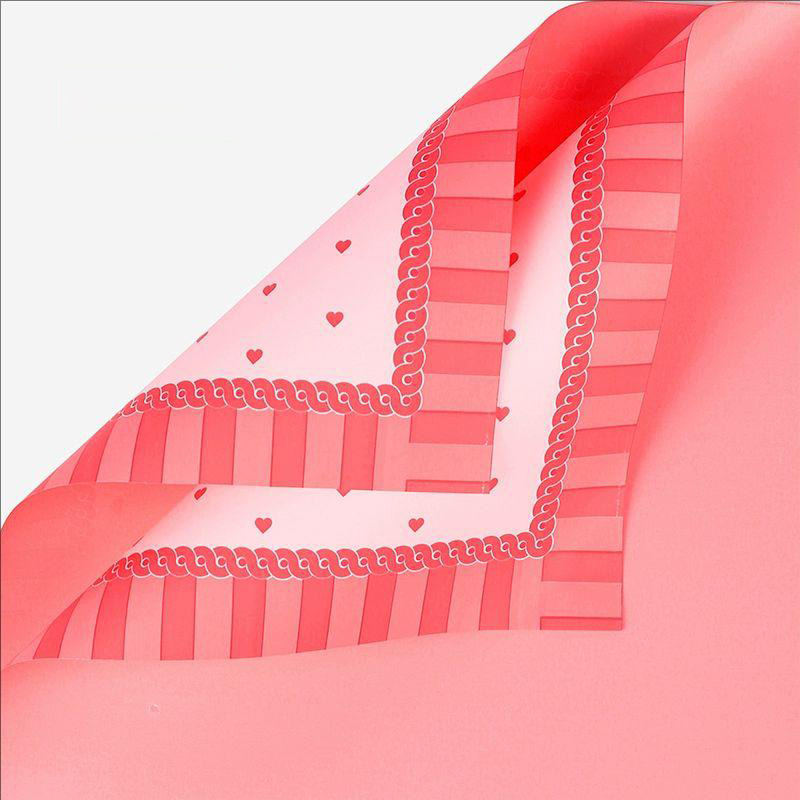 MYHC-65 Film de ambalare cu flori din plastic pentru rochie prințesă de culoare strălucitoare