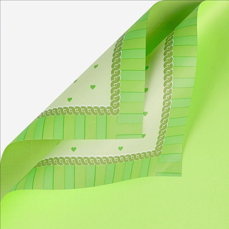 MYHC-65 Film de ambalare cu flori din plastic pentru rochie prințesă de culoare strălucitoare