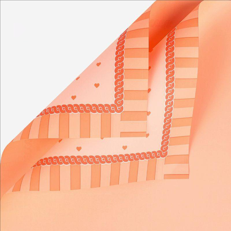 MYHC-65 Film de ambalare cu flori din plastic pentru rochie prințesă de culoare strălucitoare