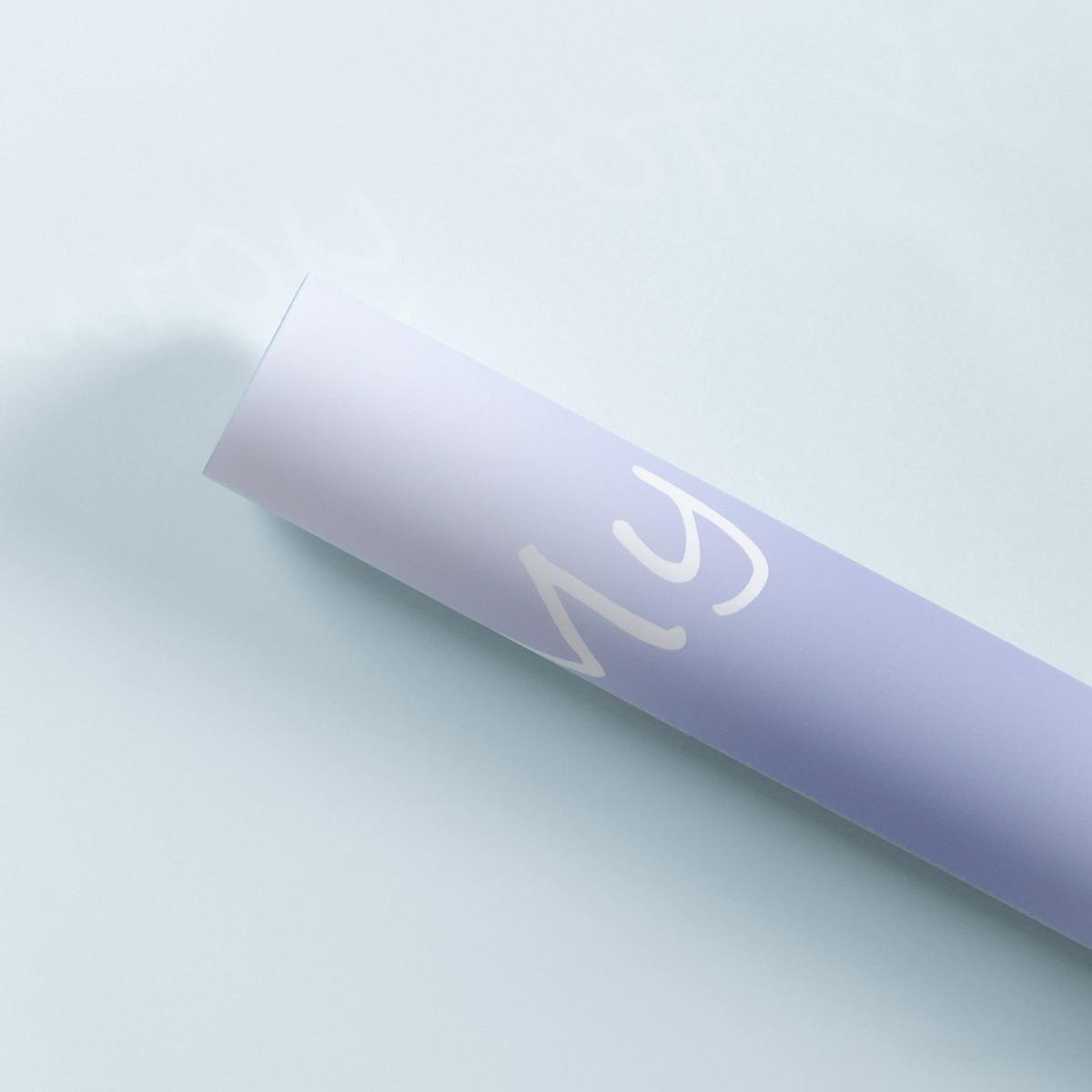 MYHC-66 Macaron Gradient Color Hârtie de împachetat cu flori rezistente la apă