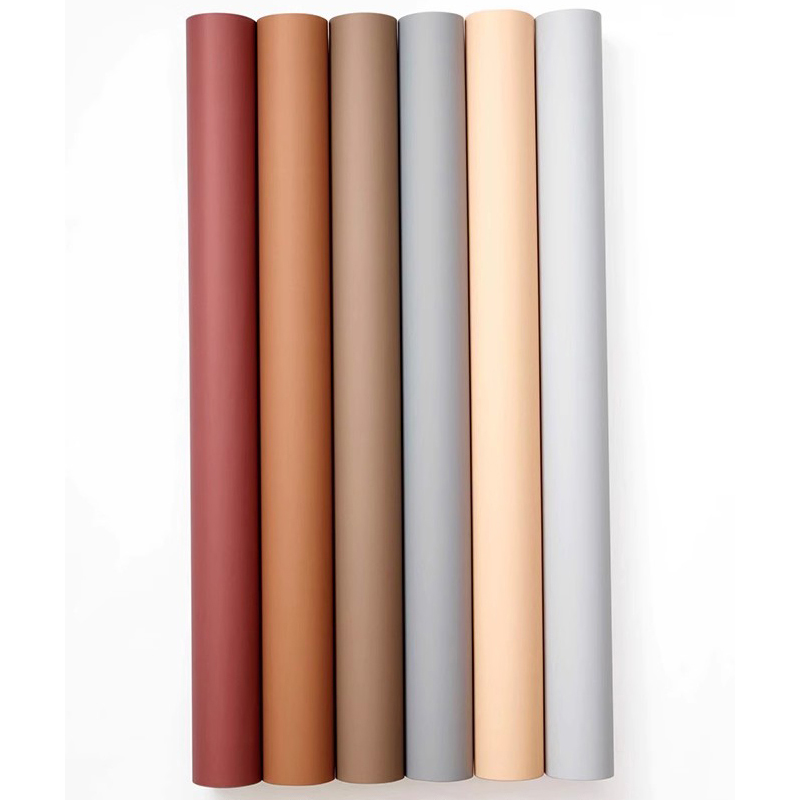 MYHC-68 Pearl Film 8 Mătase 45×50cm (±2cm) Hârtie de împachetat cu flori de culoare solidă