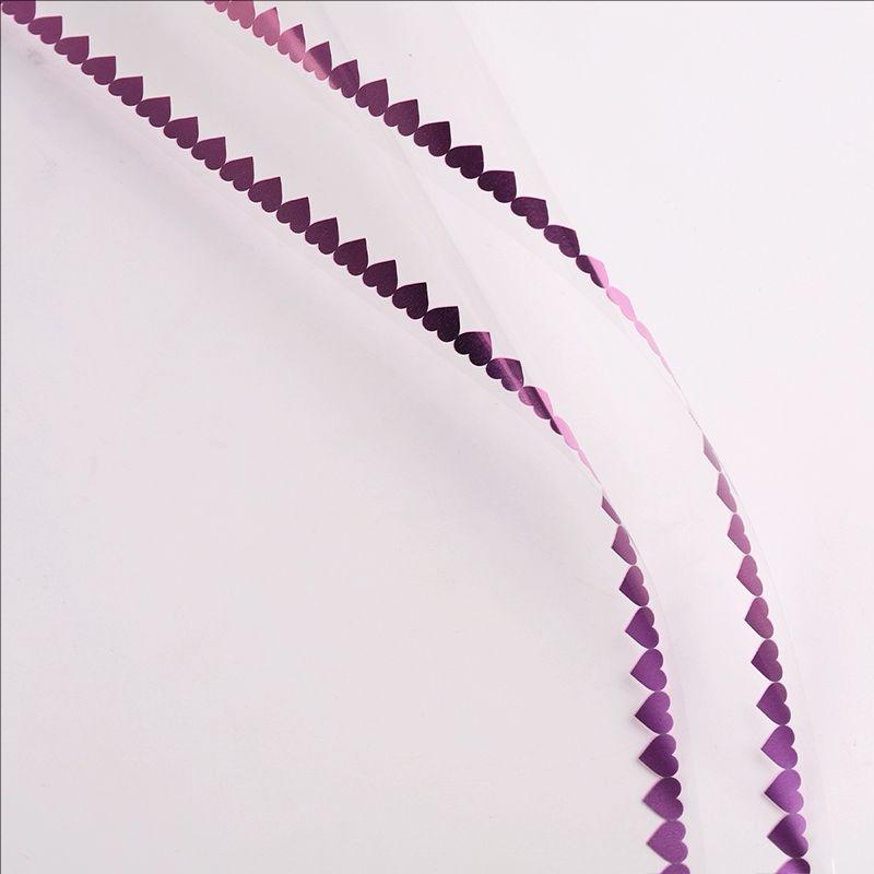 MYHC-73 Lace Glitter Film Opp Film transparent pentru ambalare cu flori