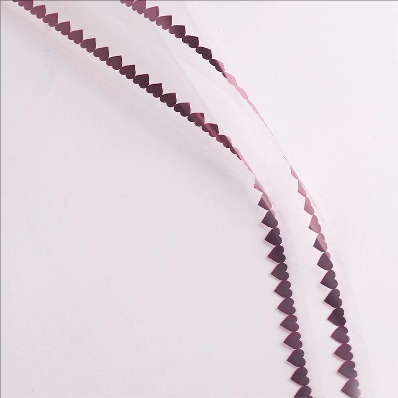MYHC-73 Lace Glitter Film Opp Film transparent pentru ambalare cu flori