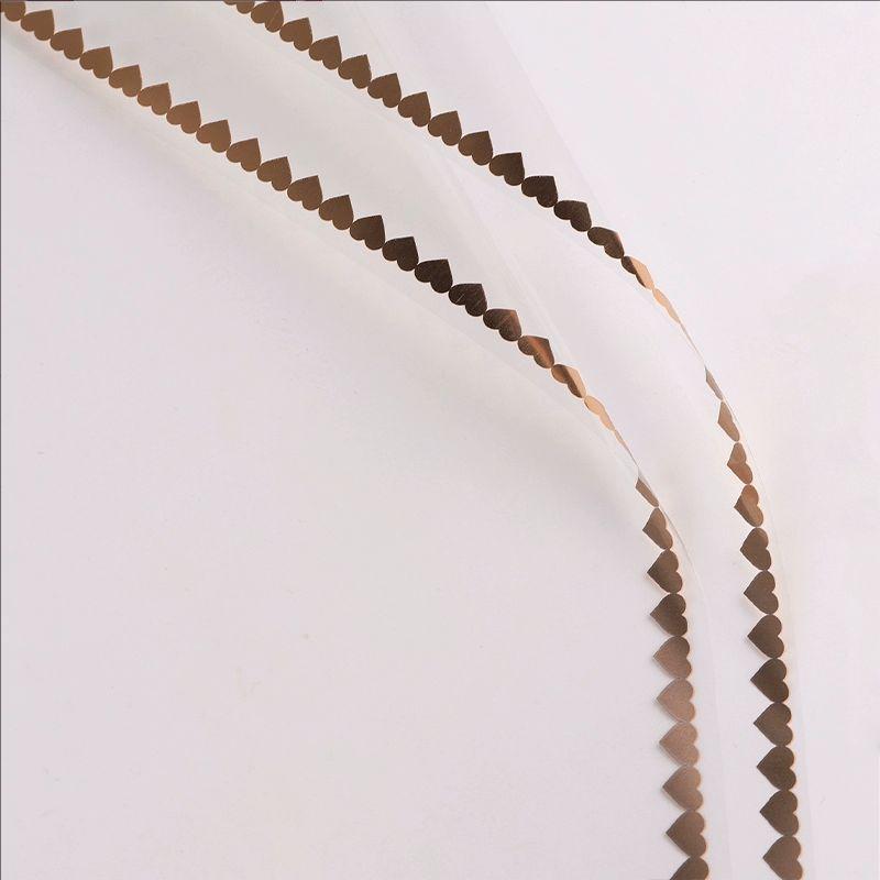 MYHC-73 Lace Glitter Film Opp Film transparent pentru ambalare cu flori