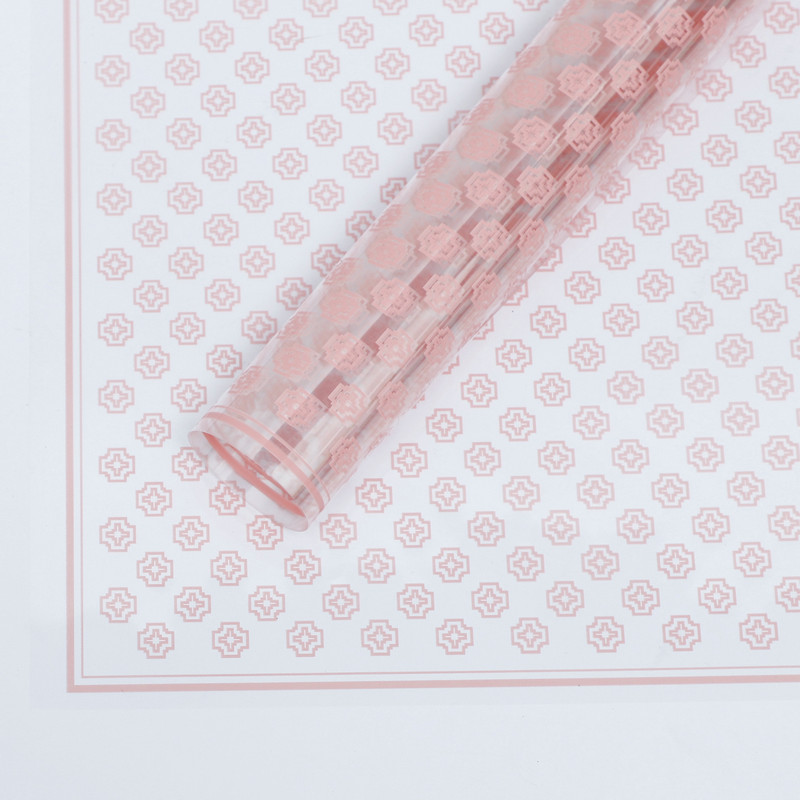 Film de folie de flori din plastic translucid
