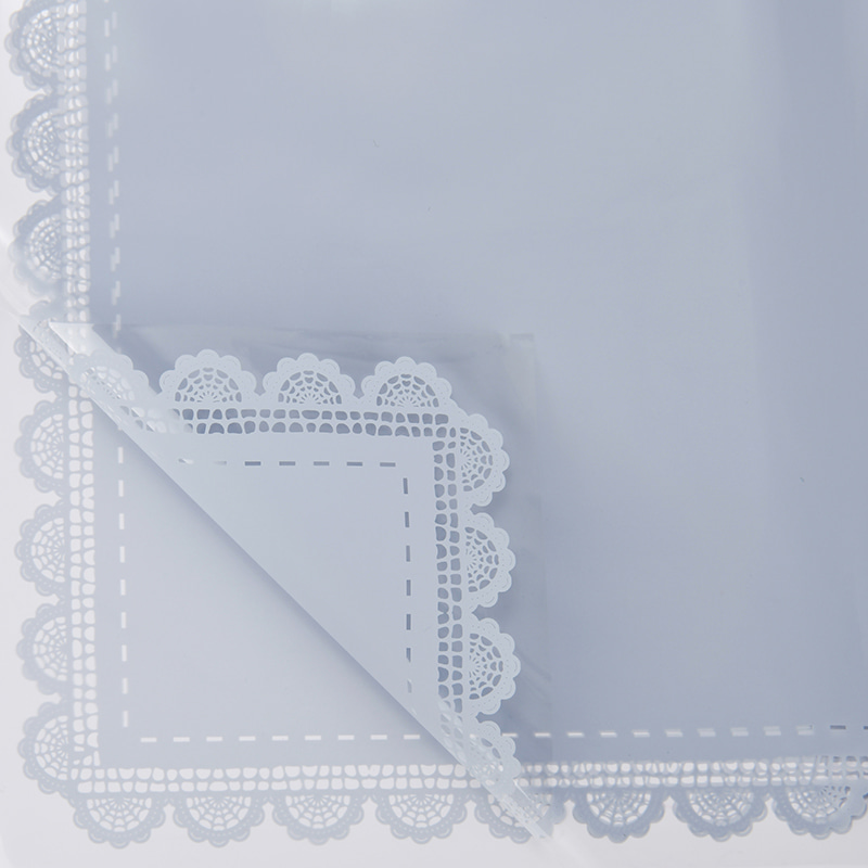 Hârtie împachetată cu dantelă impermeabilă îngroșată din plastic