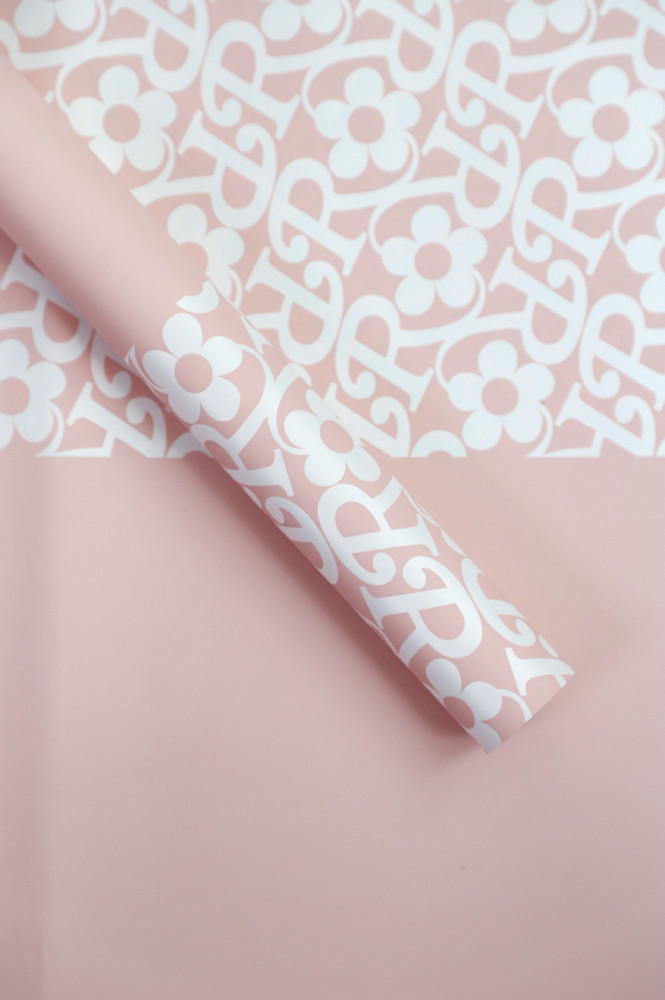 Matte film flower pattern flower wrapping paper