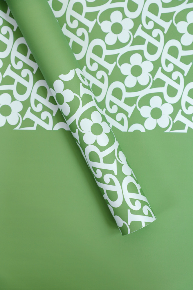 Matte film flower pattern flower wrapping paper