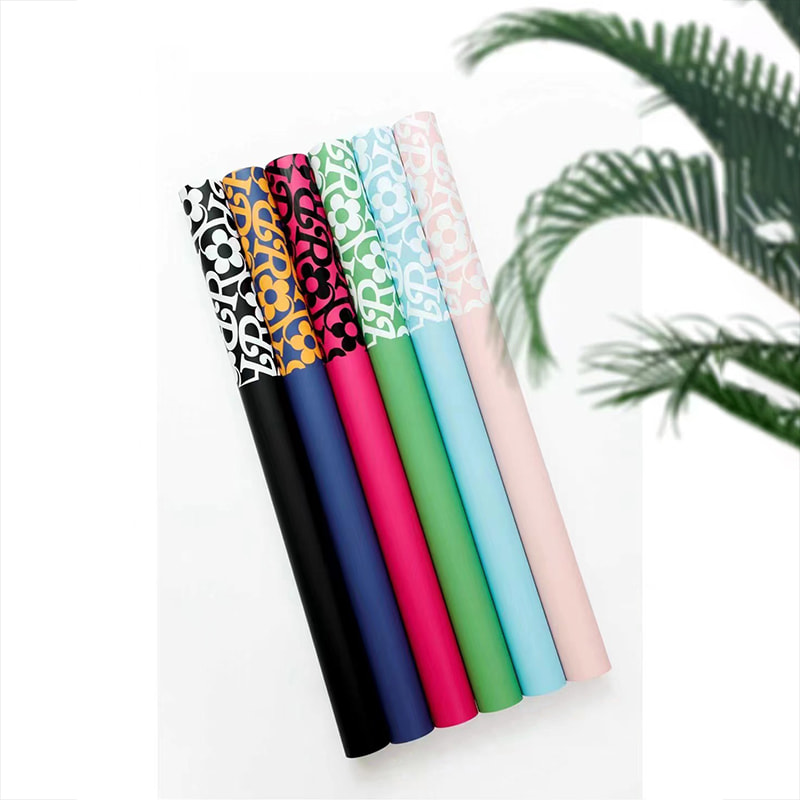Matte film flower pattern flower wrapping paper