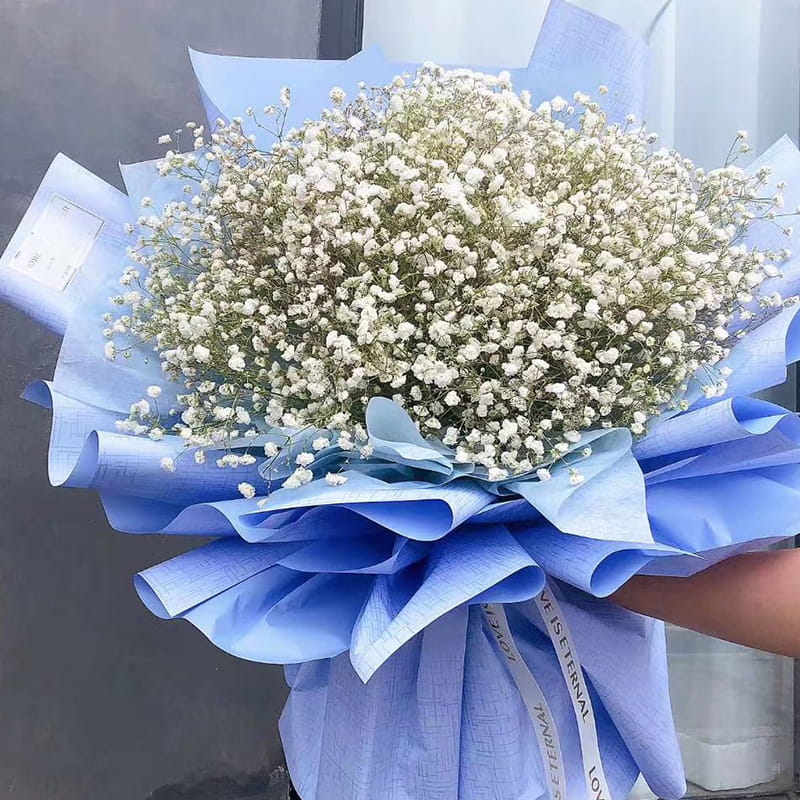 Hârtie de împachetat cu buchet cu textura simplă