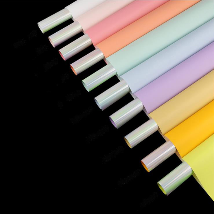 Hârtie de împachetat Buchet Colorat Bomboane Fantezie Placata cu Aur